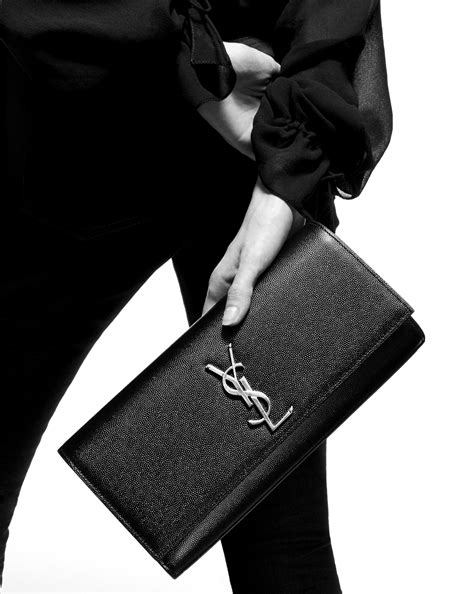 black ysl clutch saks|saint laurent evening clutch.